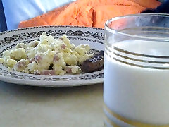 Nasty Slut Has Breakfast