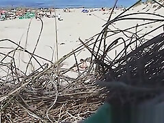 Spanner Voyeur am Strand