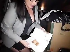 Aunt Giving Nephew horny wife fucked with mask In Nylons