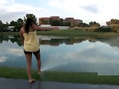 Alexa Loren Gets All NAKED Near The Sprinklers