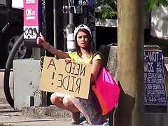 burrent tight dog eating boobs Blows Cock In Parking Lot Pov