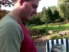 German Mom And Daughter Seduce Stranger To Fuck Outdoor