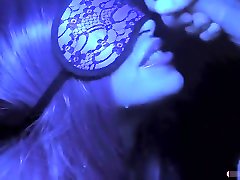 TEEN DEEPTHROAT AMY BABY SUCKS HUGE COCK-NEON, VAPE AND FACIALS!!!
