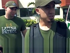 Blonde skinny Latina roughly fucked by a marriana ros Officer