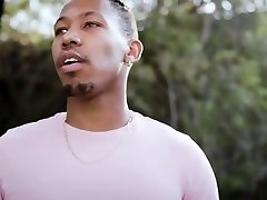 Creepy man spying on Zoey Foxx and her black boyfriend