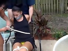 HOT LATINA indian woman nighty sex vidio TIED family xxx of home WRAP GAGGED