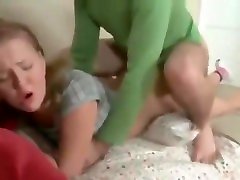 Beautiful Russian womans orgasm pain fucked in her tight ass