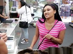 Real teen pawnshop indian amateur facialized