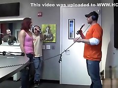Radio Host gets kicked in the balls