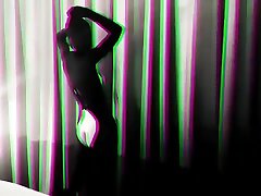 BALACLAVA BITCHES Bodystocking Babe Orgasms from Wand and Dildo Fuck