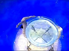sexy ii waterbowl circus white wet lycra seethru