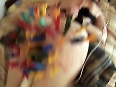 Lana natural tits kissing spank