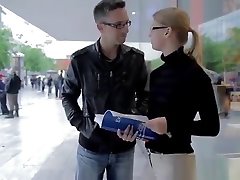 Nerdy teen cant focus on reading