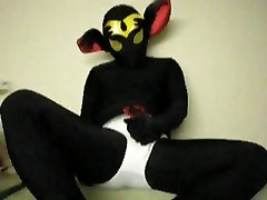 fursuit ass juce masturbating