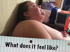 Fat Girl Popsicle Masturbation Attempt-This is How You Get Frostbit