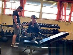 Public Gym Fuck With Hung Power Lifter Who Touched My Pussy