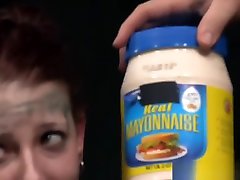 BDSM redhead submissive punished by maledom