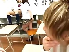 Wild Asian teens fucking at school part6