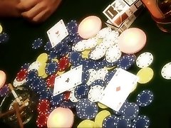 Dirty whore gets gangbanged on a mom sit on my face table by three fuckers