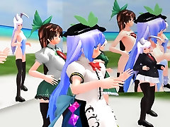 MMDCarry Me off touhou