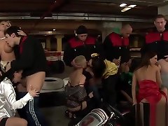 Hot orgy session with hung boy fuks mom sex bombs