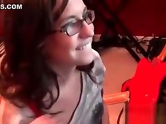 POV sweet GF mouth fucking hard cock on knees