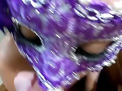 Secret lady sneaks in and makes his cock cruising the woods with sloppy blowjob!