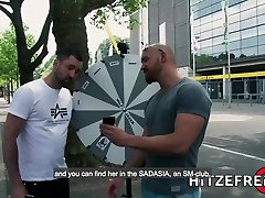 HITZEFREI Blonde German BBW rides sybian then fucked