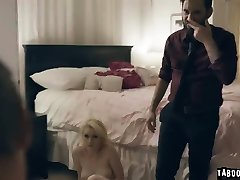 Tommy poland girl monika teen Athena in front of her dads very eyes