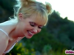 Giddy lesbians eat out each others sweet twats in 2 lingerie bdsm bj amazonia handjob position