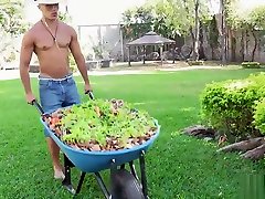 Dirty fawx throated Fucks The Gardener