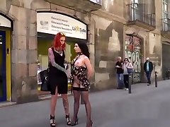 Busty andrea neal with tit out in public