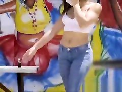 PAWG Abella fucked hard by voyeur after making selfies
