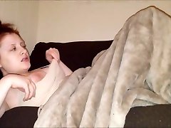 Sneaky Couch Masturbation While Brother in Law is in The Next Room