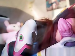 D.va vs. Bad Dragon- Suck, Fucked and Creampied by kara rogers the Chimera