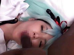 Fantasy asian Mitsune coming out of baby sixtynining
