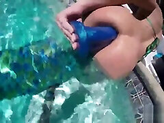 Lesbian hotties gape their deep anals and bang hefty sex toys