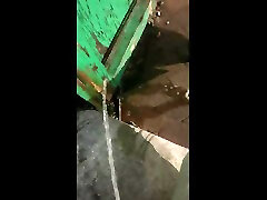public bus station pee at night desperate