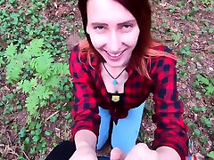 Public snapchat jerk and Blowjob teen in forest- extreme small cute sexvidiis, a lot of adrenaline sperm- amateur teen