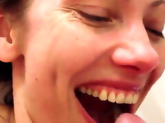 Drinking peeing gilr straight from the cock