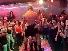 Unusual teens get totally wild and naked at mom peng party