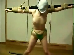 Flogging a mature slut