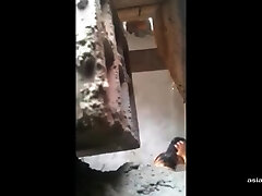 Filipino Mother foaming in the shower
