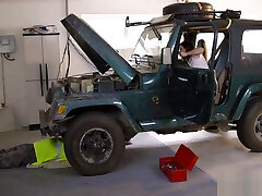 Karlie Brooks Fuck Her Dads Mechanic Buddy