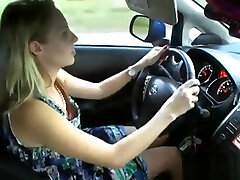 Blonde whore on the road