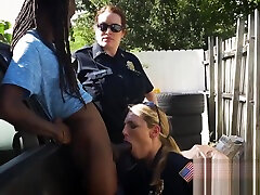 Rhasta reolando de jeans is coerced into stuffing milf cops coochies