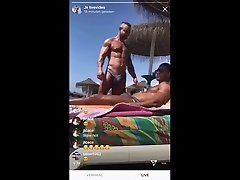 big speedo bulge at beach - tom of brussels