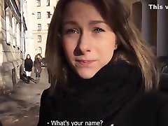Amateur cutie banged after blowjob at casting