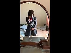 shigure cross dresser masturbation