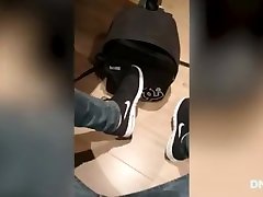 first cum over my nike sb janoski and dc bag